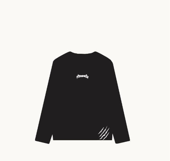 SAVE ME TEE - Black Long Sleeve