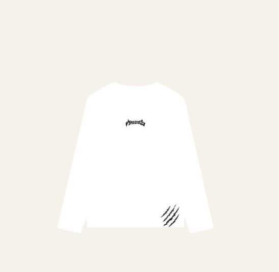 SAVE ME TEE - White Long Sleeve - View 1