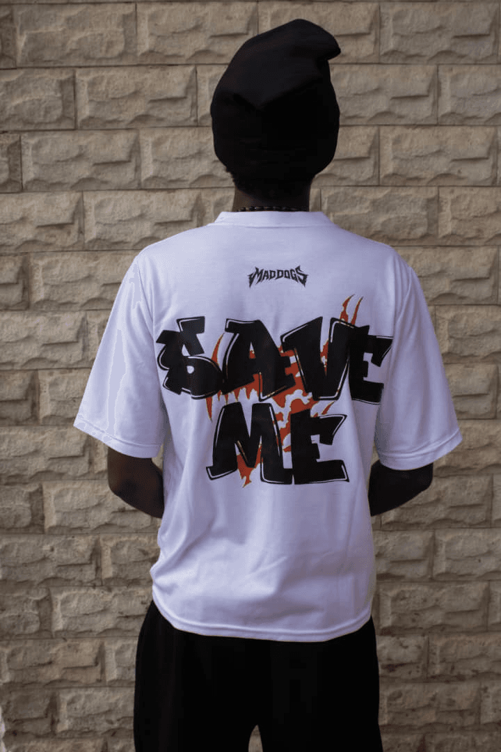 SAVE ME TEE - White Short Sleeve - View 2