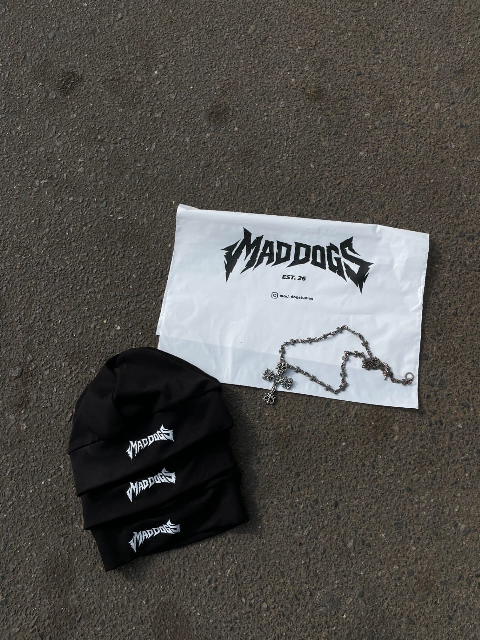 SKULL CAP - Black Skull Cap - View 2